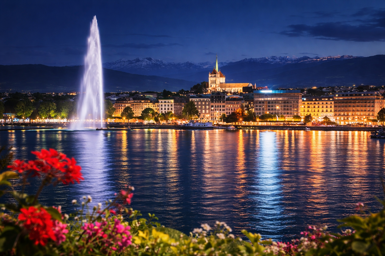 Premium transfer route in Geneva